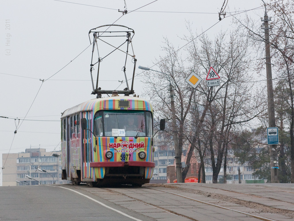 Киев, Tatra T3P № 5977