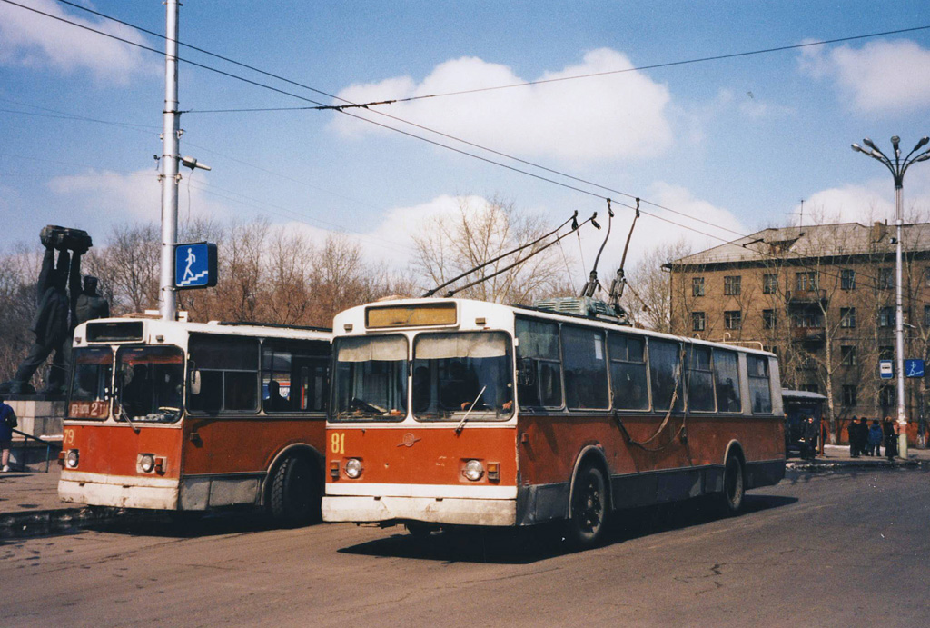 卡拉干達, ZiU-682V-013 [V0V] # 79; 卡拉干達, ZiU-682V-013 [V0V] # 81; 卡拉干達 — Old photos (up to 2000 year); 卡拉干達 — Visit of transport enthusiasts 21.04.1998
