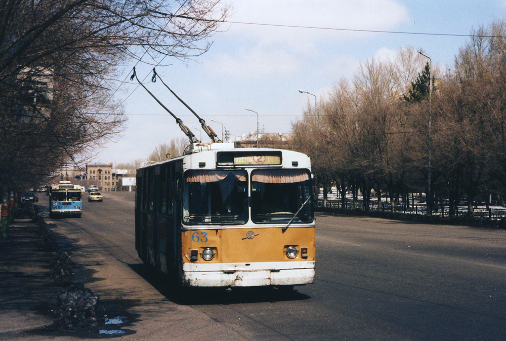 Karaganda, ZiU-682V-012 [V0A] № 102; Karaganda — Old photos (up to 2000 year); Karaganda — Visit of transport enthusiasts 21.04.1998