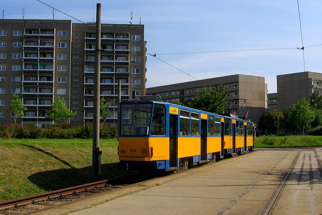 Leipzig, Tatra B6A2 Nr. 812