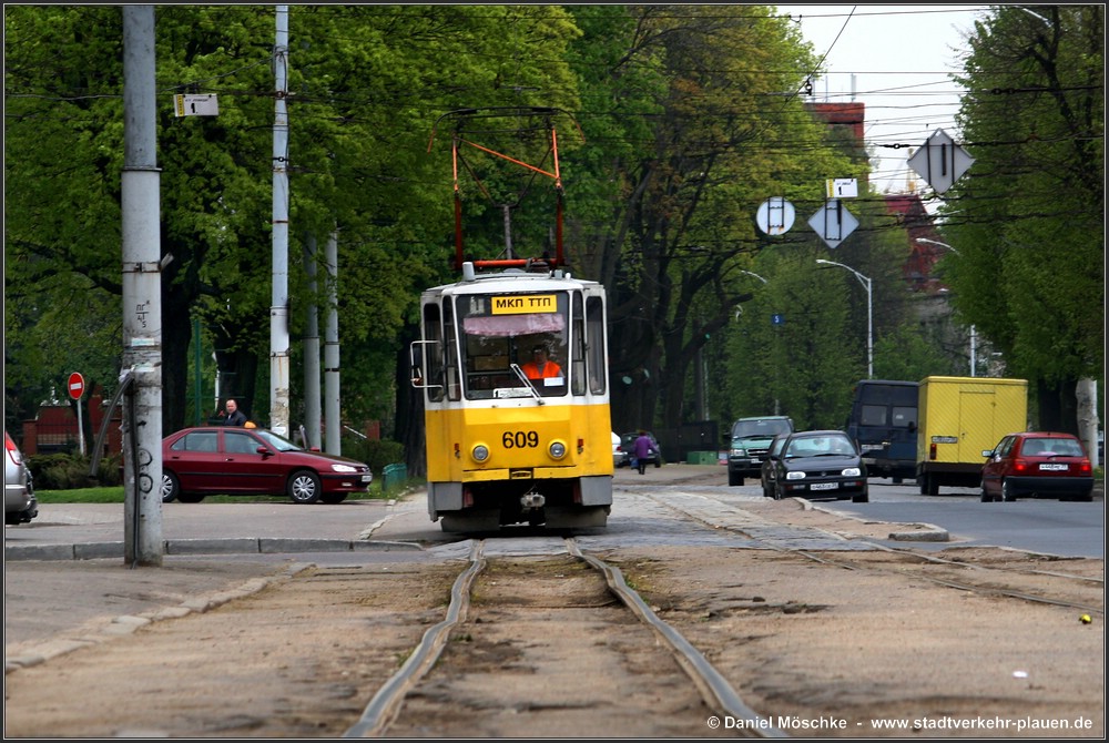 Калінінград, Tatra KT4D № 609 Калінінград, Tatra KT4D № 609