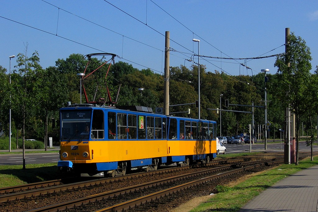 Leipzig, Tatra T6A2 № 1024