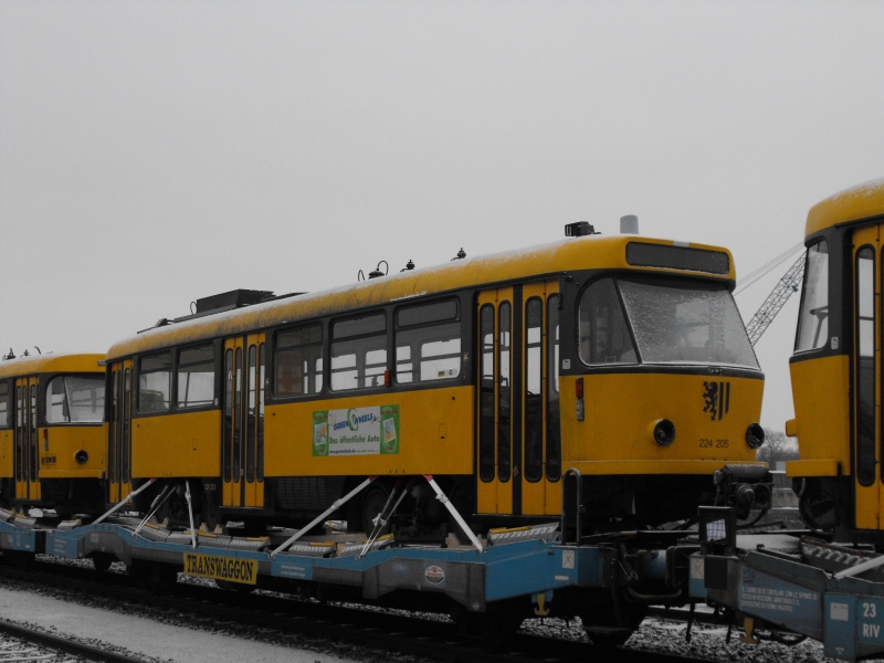 Дрезден, Tatra T4D-MT № 224 205; Дрезден — Отправка трамваев Tatra в Восточную Европу