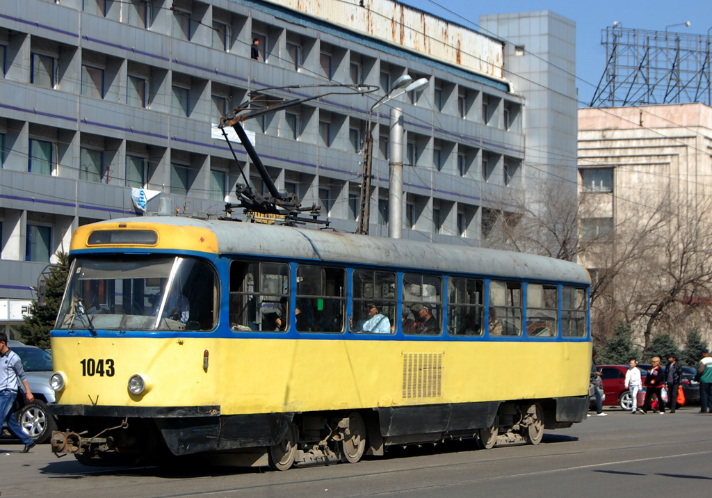 Алматы, Tatra T4D № 1043