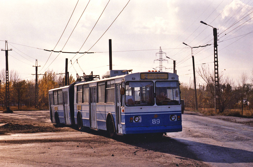 Караганда, ЗиУ-683Б [Б00] № 89; Караганда — Старые фотографии (до 2000 г.); Караганда — Троллейбусные линии
