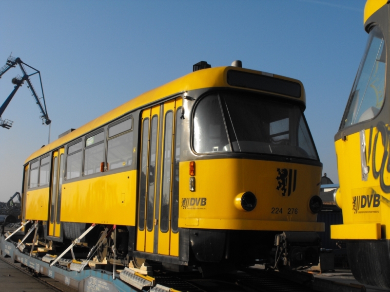 Dresden, Tatra T4D-MT Br. 224 276; Dresden — Handover of Tatra trams to Eastern Europe