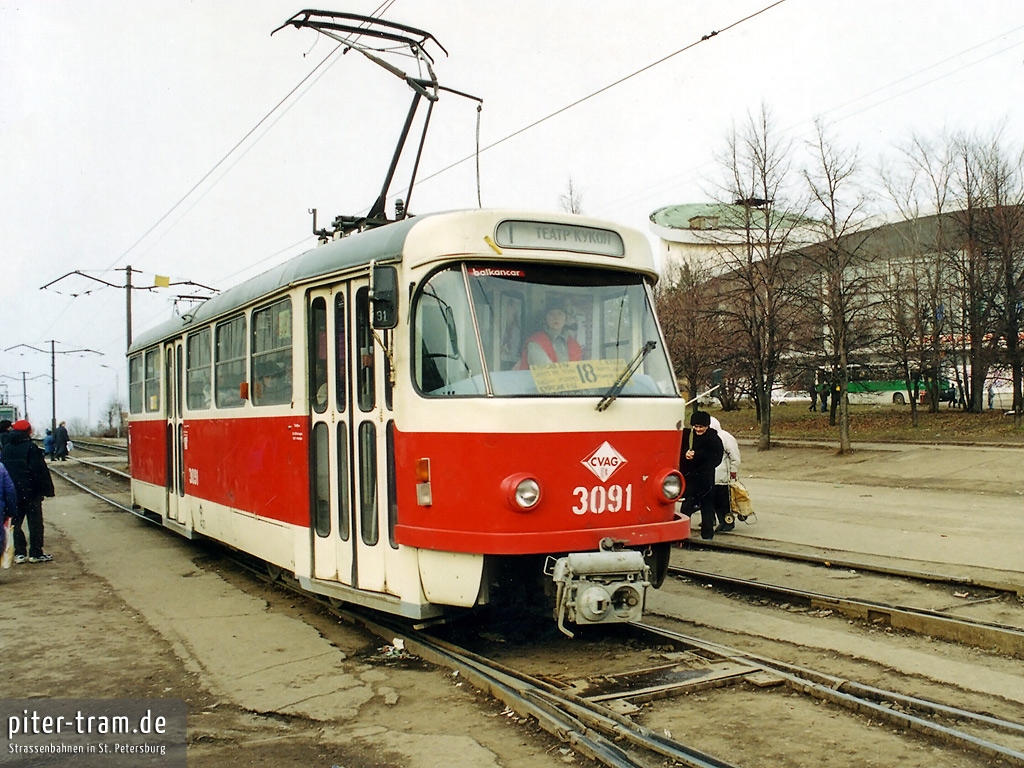 Уфа, Tatra T3D № 3091