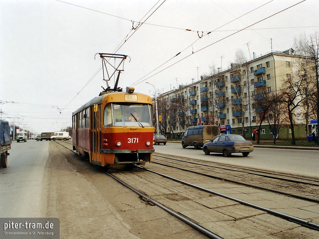 Уфа, Tatra T3SU № 3171; Уфа — Закрытые трамвайные линии