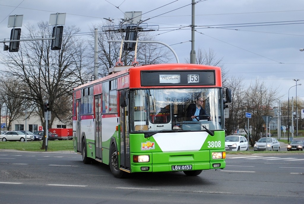 Люблин, MPK/Jelcz 120MTE № 808