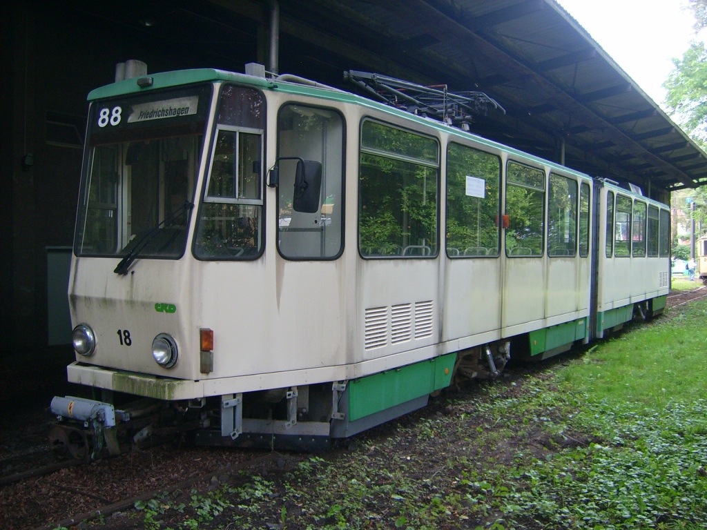 Шёнайхе – Рюдерсдорф, Tatra KT4DM № 18; Шёнайхе – Рюдерсдорф — Юбилей: 100 лет Шёнайхе-Рюдерсдорфскому трамваю (28.08.2010)