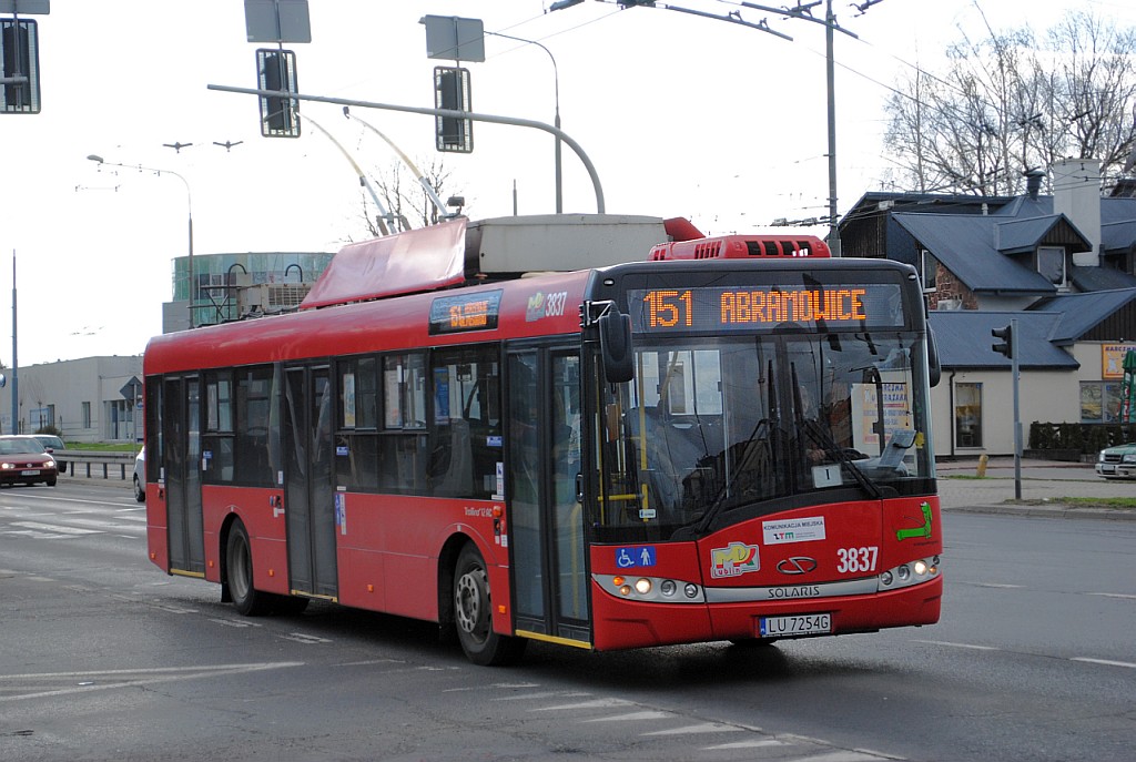 Lublin, Solaris Trollino III 12 M č. 3837