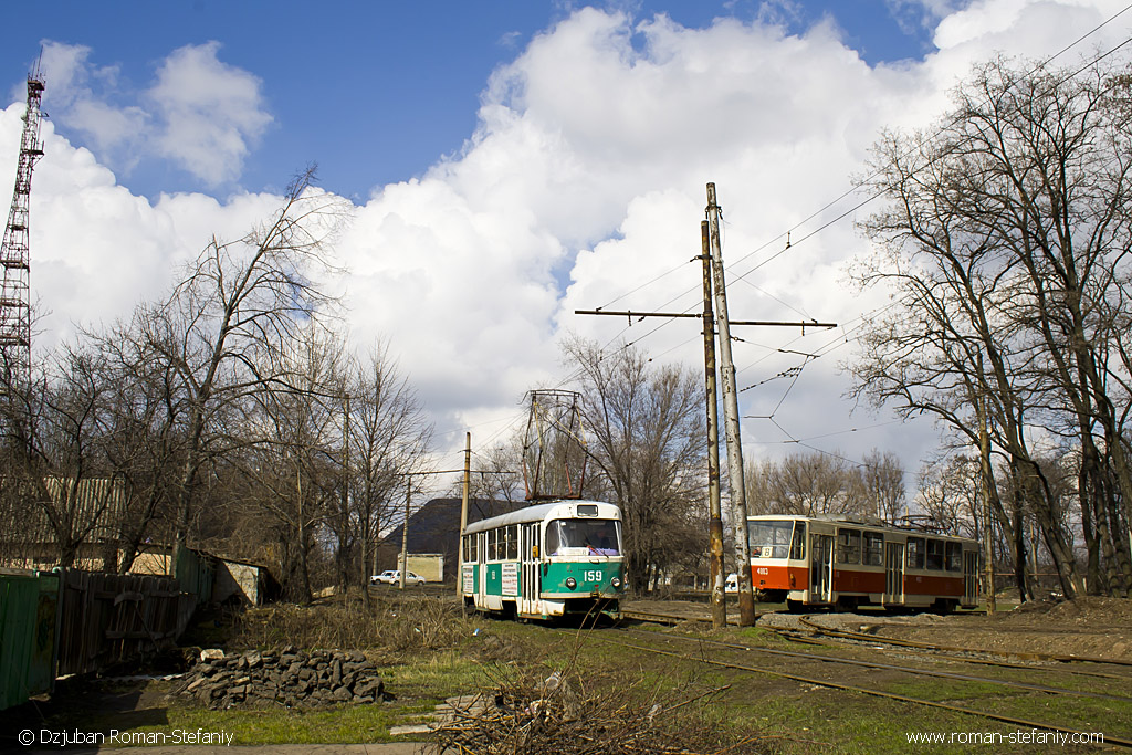 Донецк, Tatra T3SU № 159; Донецк, Татра-Юг Т6Б5 № 4003
