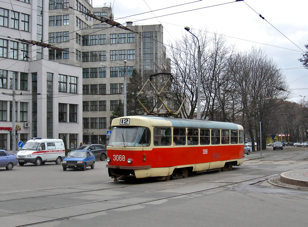 Харьков, Tatra T3SU № 3068