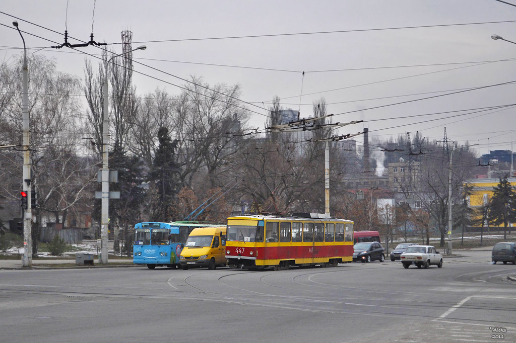 Запорожье, Tatra T6B5SU № 447