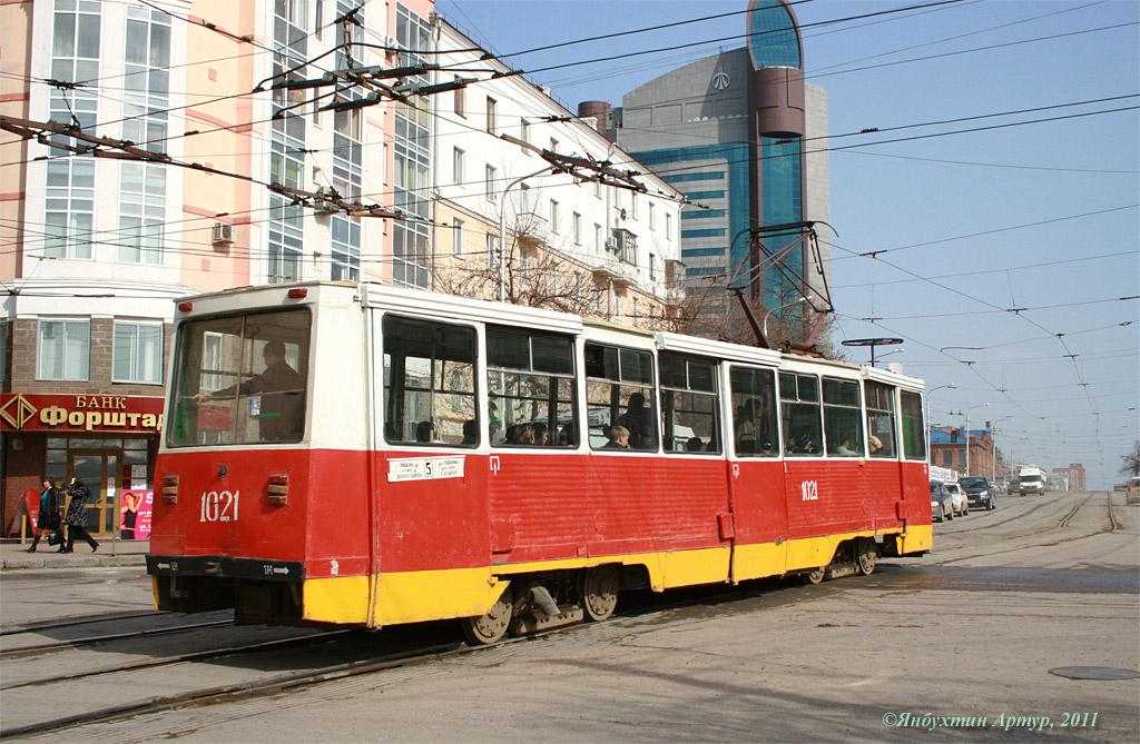 Уфа, 71-605А № 1021