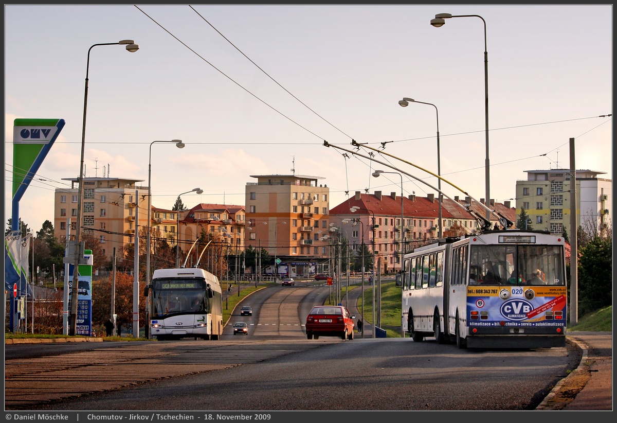 Хомутов, Solaris Trollino III 12 AC № 101; Хомутов, Škoda 15Tr11/7 № 020; Хомутов — Нереализованный проект скоростного трамвая в 80-х