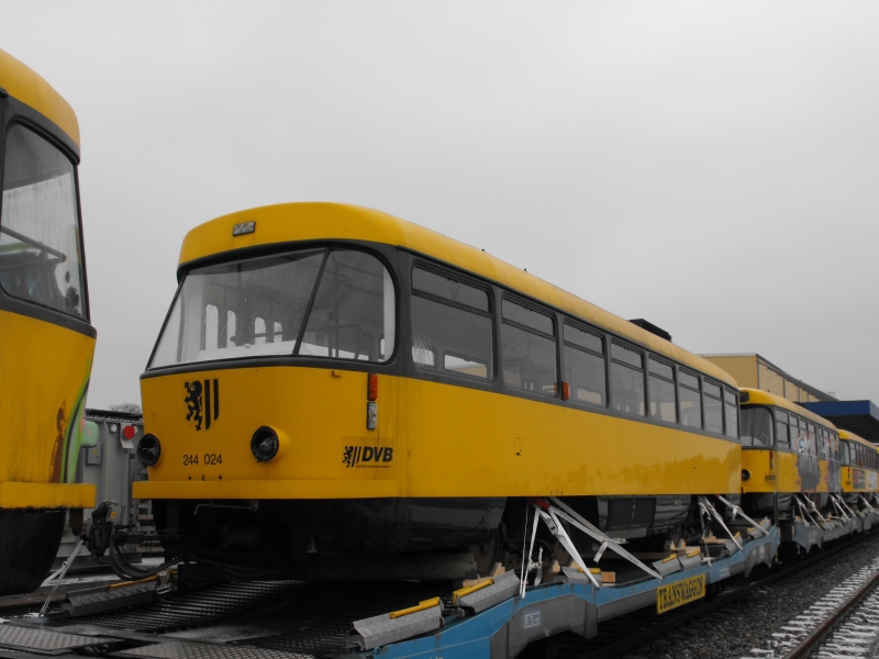 Дрезден, Tatra TB4D № 244 024; Дрезден — Отправка трамваев Tatra в Восточную Европу