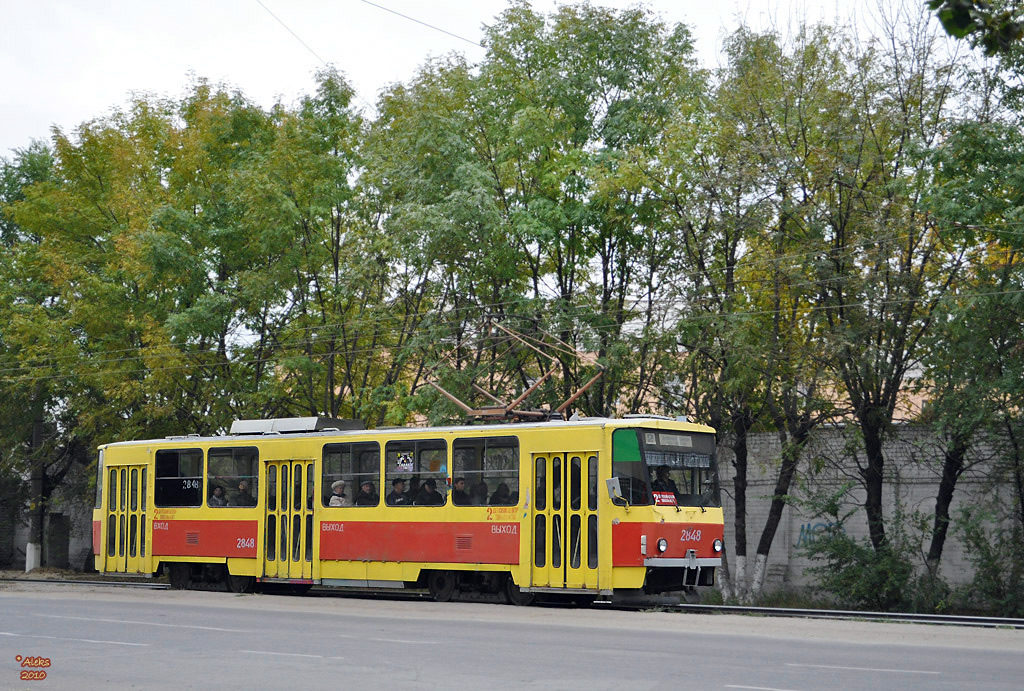 Volgograd, Tatra T6B5SU # 2848 Volgograd, Tatra T6B5SU # 2848