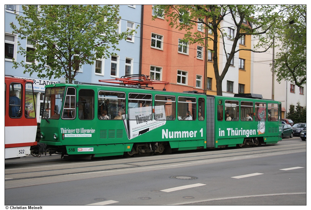 Эрфурт, Tatra KT4D № 518