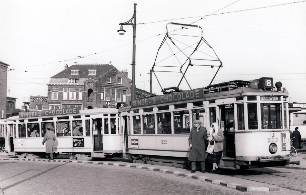 Гаага, Двухосный моторный Allan № 822; Гаага — Старые фотографии