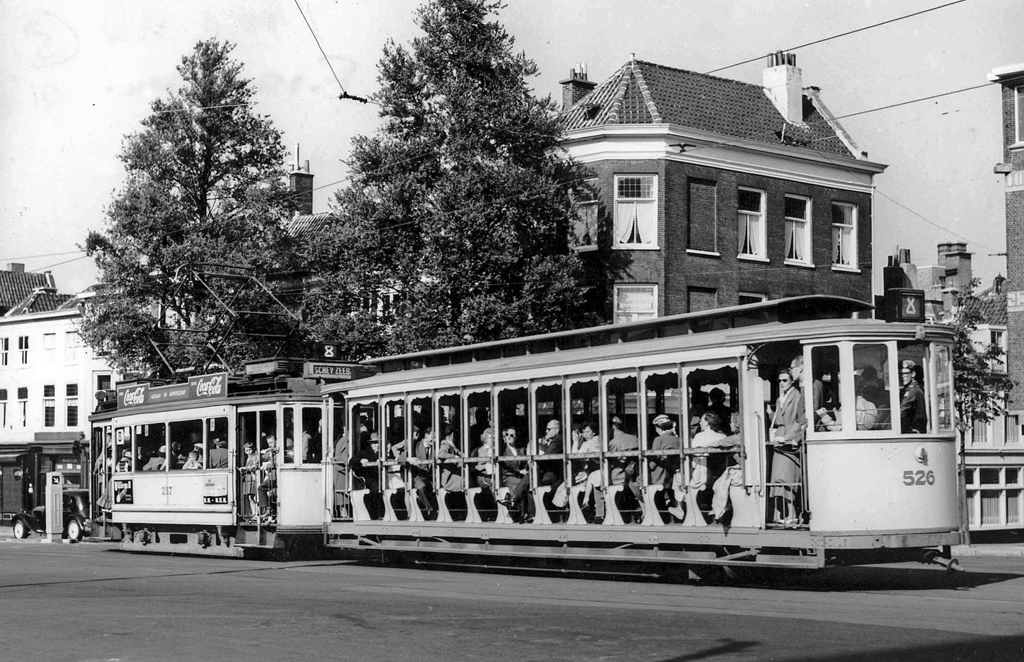 Гаага, Двухосный прицепной Allan № 526; Гаага — Старые фотографии