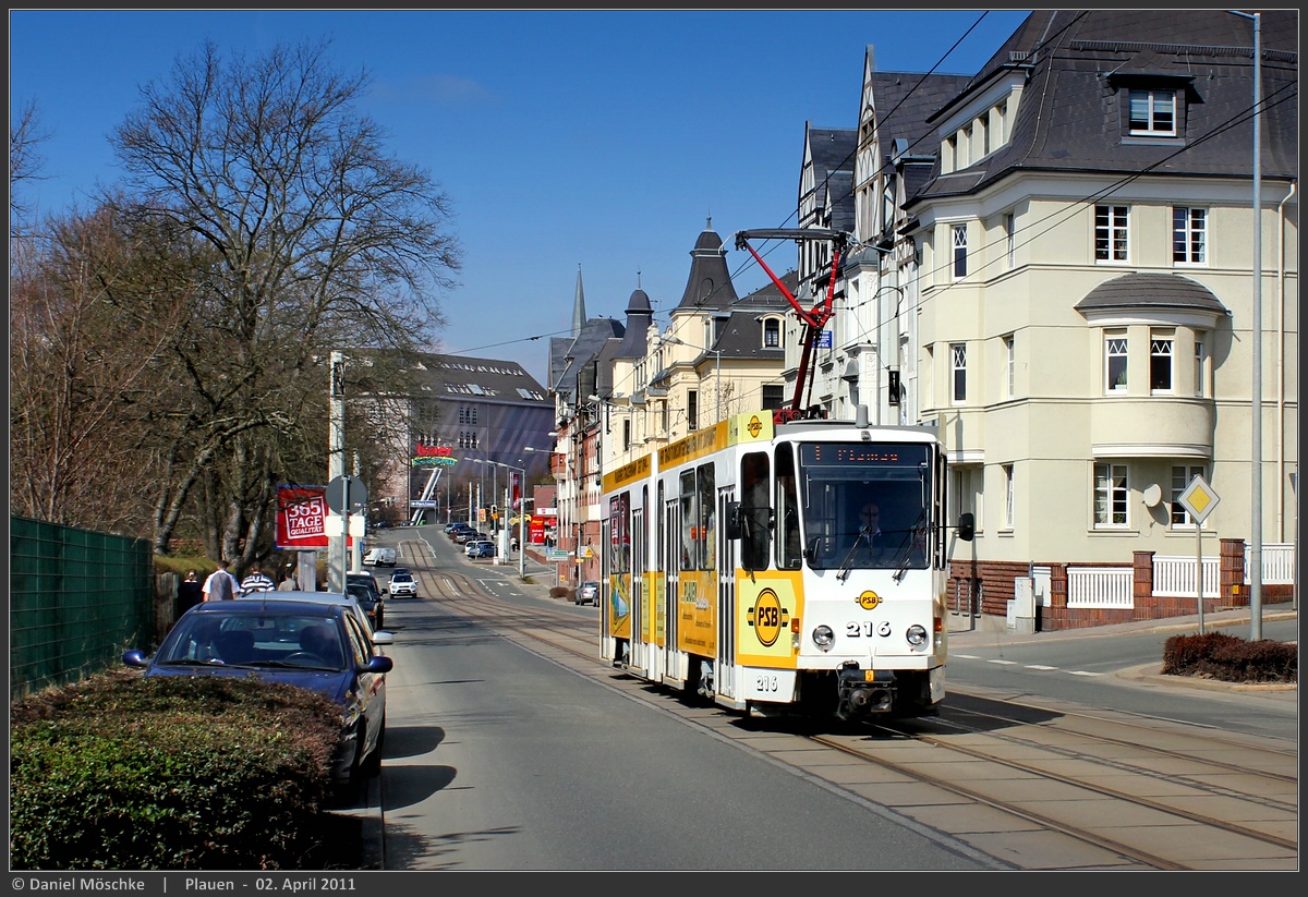 Plauen, Tatra KT4DMC № 216