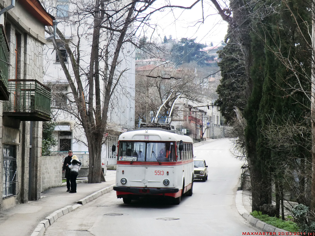 Крымскі тралейбус, Škoda 9Tr19 № 5513