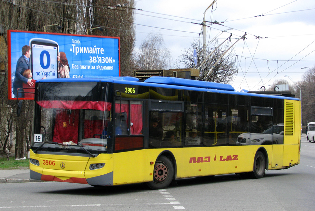 Киев, ЛАЗ E183D1 № 3906