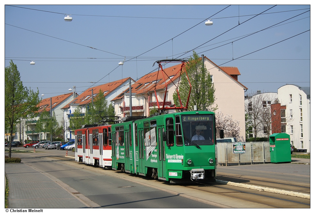 Эрфурт, Tatra KT4D № 518