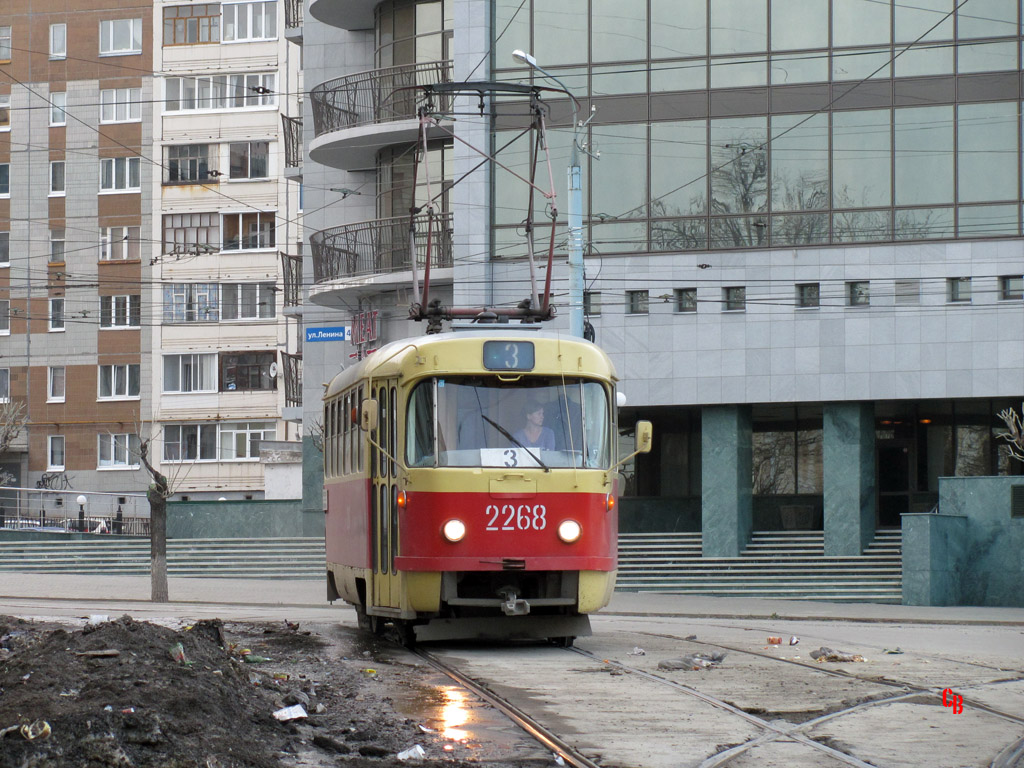 Ижевск, Tatra T3SU (двухдверная) № 2268