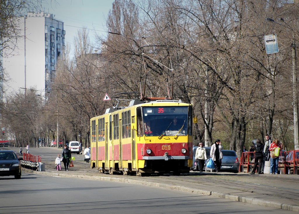 Киев, Tatra T6B5SU № 055