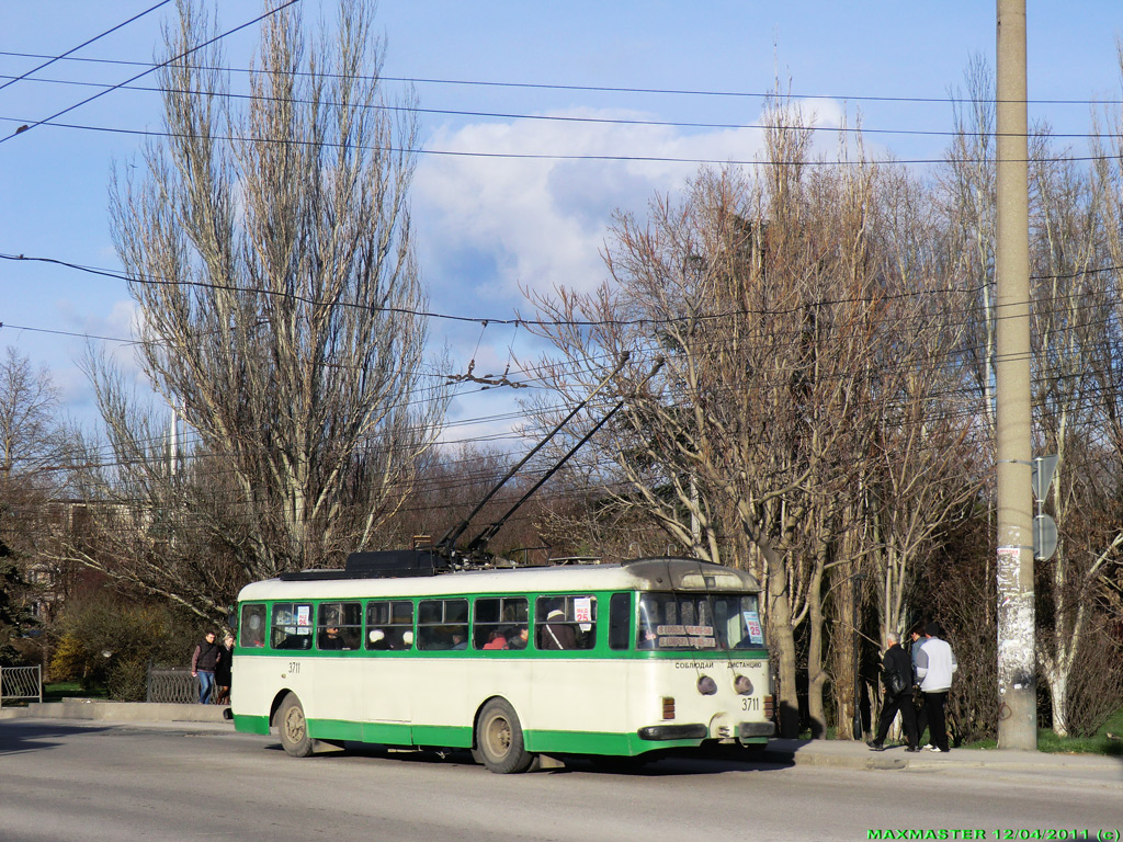 Крымский троллейбус, Škoda 9TrH27 № 3711