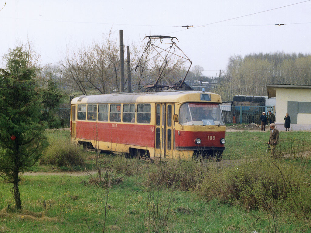 Тула, Tatra T3SU (двухдверная) № 109; Тула — Трамвайная линия на Косую Гору