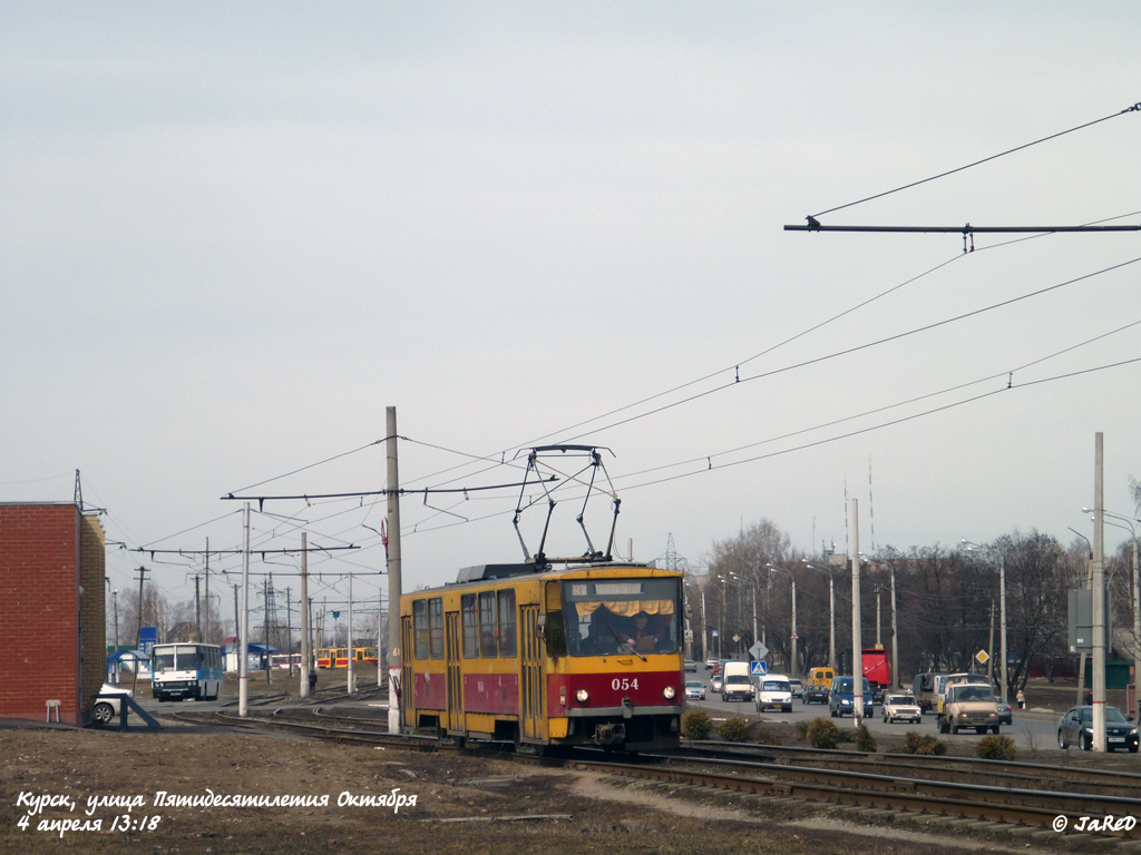 Курск, Tatra T6B5SU № 054