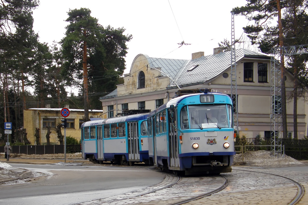 Рига, Tatra T3A № 51830