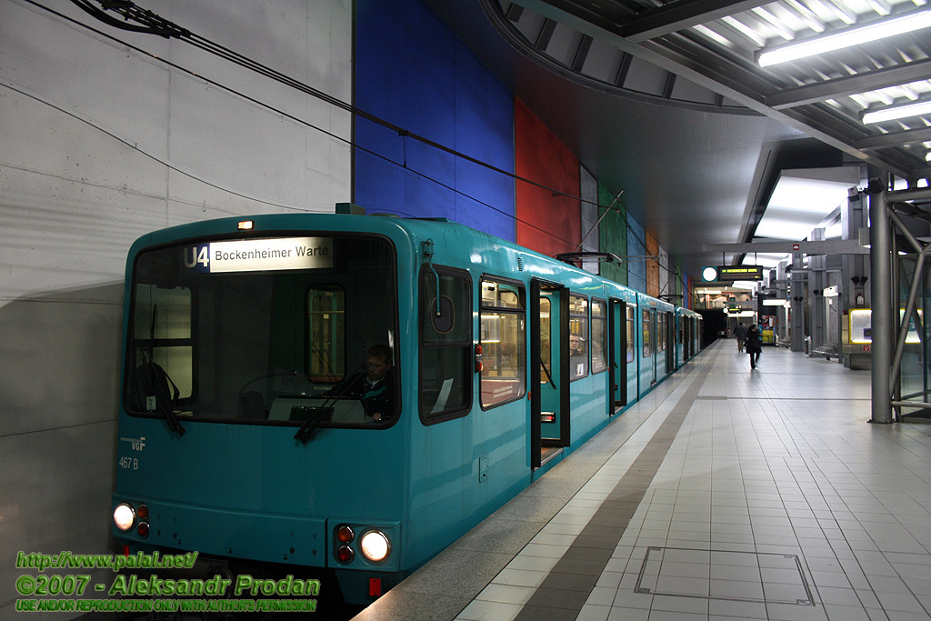 Frankfurt am Main, Duewag U3 № 467 Frankfurt am Main, Duewag U3 № 467