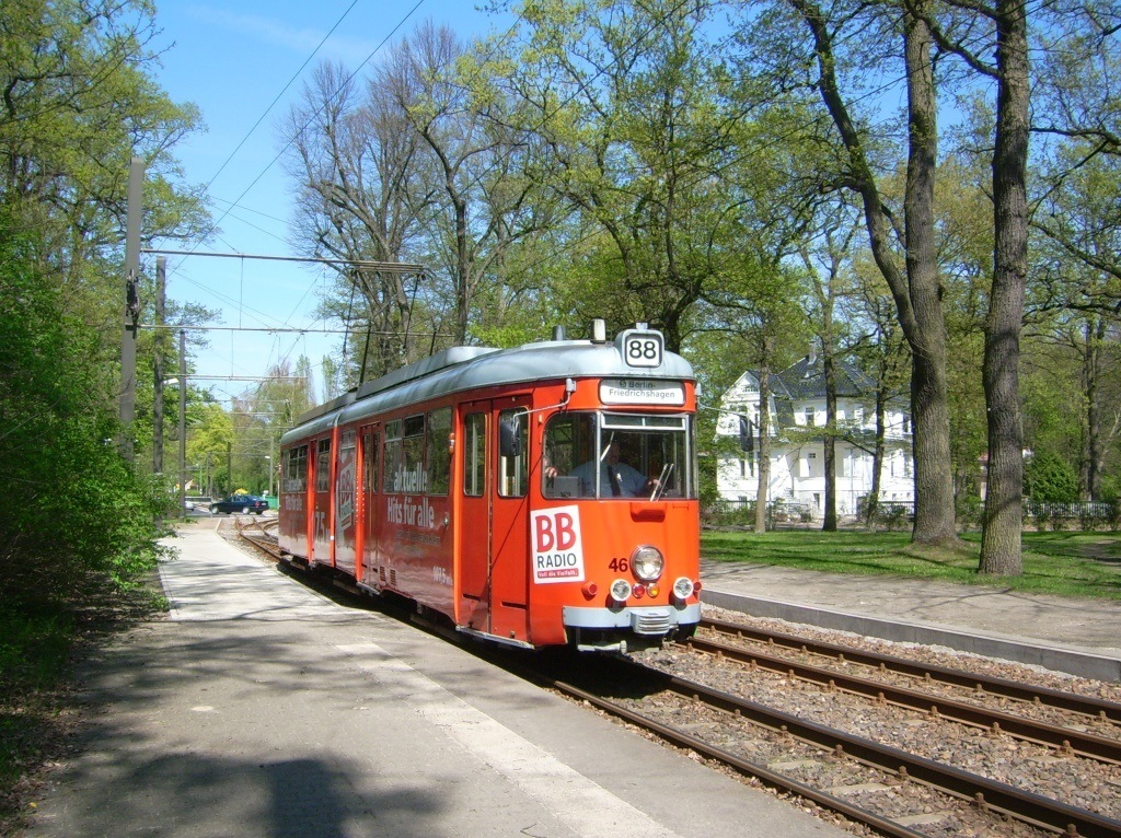 Шёнайхе – Рюдерсдорф, Duewag GT6ZR № 46