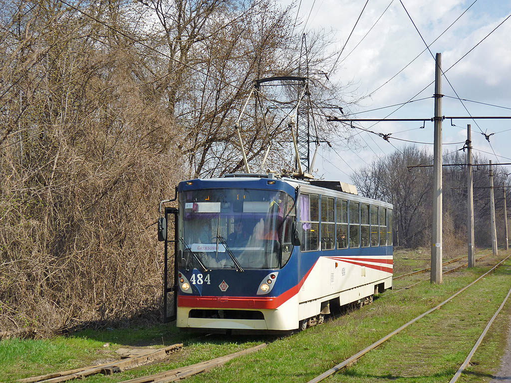 Кривой Рог, К1 № 484; Кривой Рог — Покатушки на трамвае К1 № 484 16 апреля 2011 года