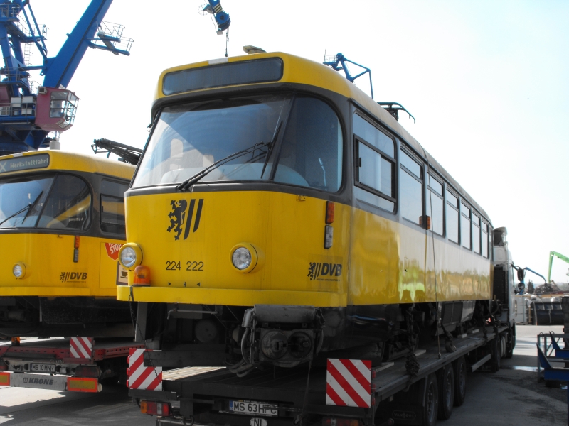 Дрезден, Tatra T4D-MT № 224 222; Дрезден — Отправка трамваев Tatra в Восточную Европу