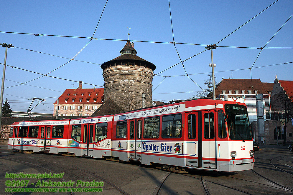 Нюрнберг, MAN/Duewag N8S-NF № 362