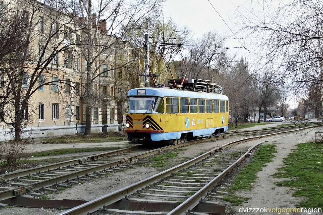 Волгоград, Tatra T3SU (двухдверная) № 60