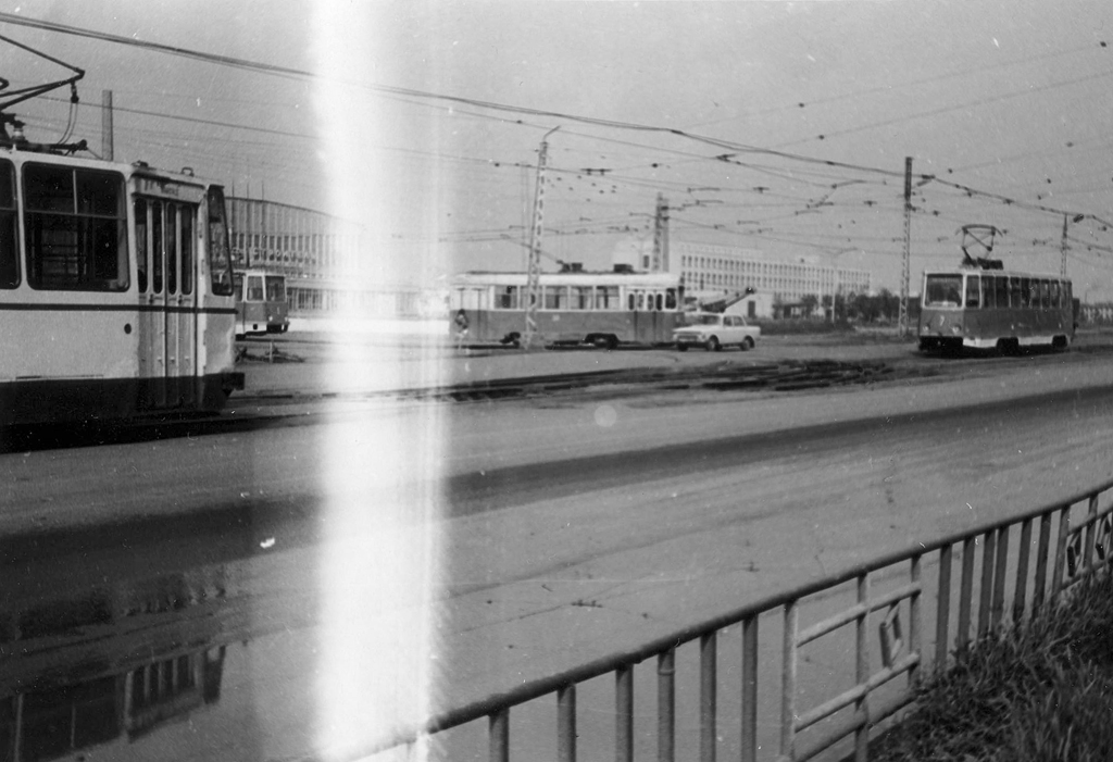 Темиртау, ЛМ-68М № 45; Темиртау, 71-605 (КТМ-5М3) № 1; Темиртау, КТМ-2 № 68; Темиртау, 71-605 (КТМ-5М3) № 7; Темиртау — Старые фотографии