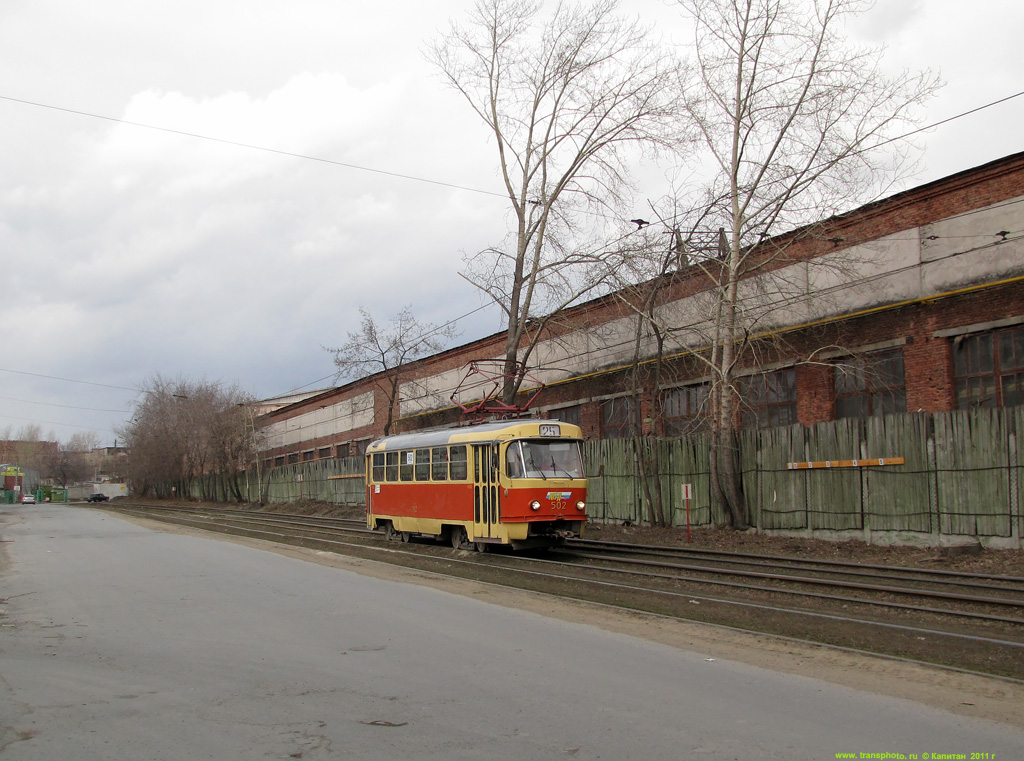 Yekaterinburg, Tatra T3SU (2-door) Nr. 502