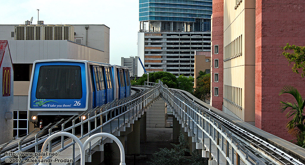 Майами, FL, Adtranz C-100 № 26; Майами, FL — Metromover
