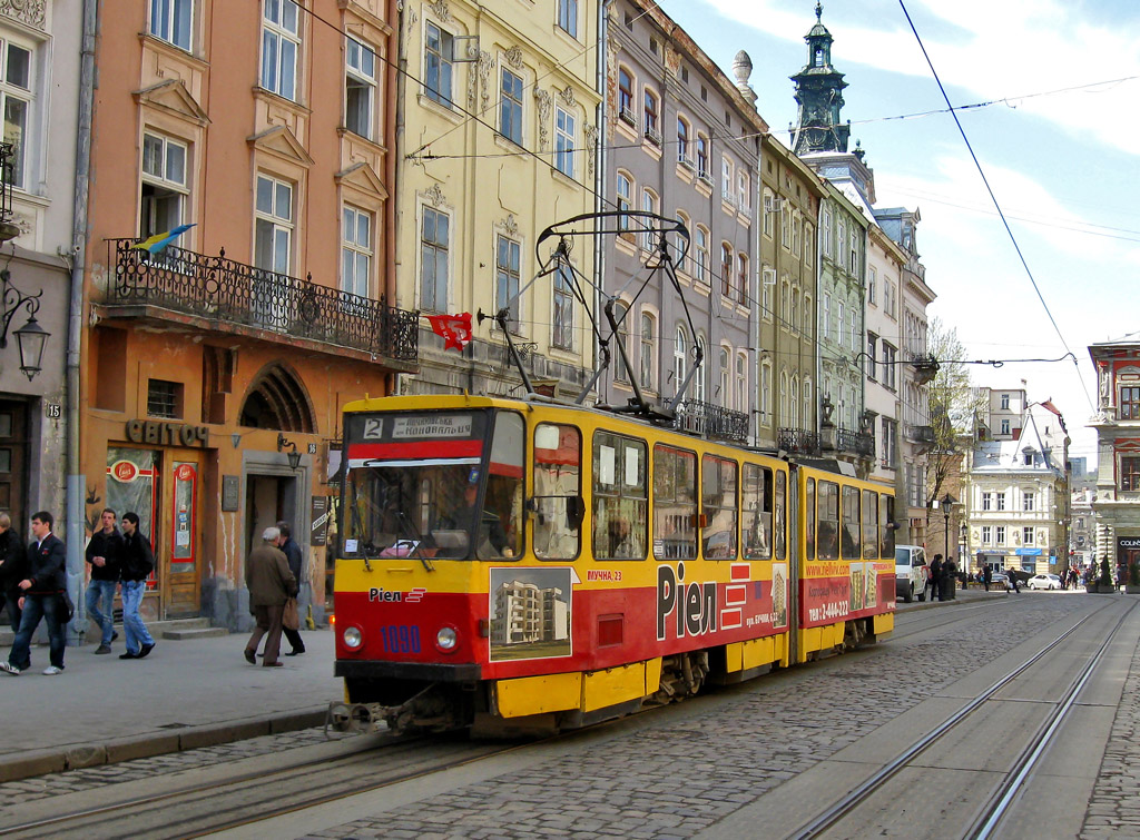 Львов, Tatra KT4SU № 1090 Львов, Tatra KT4SU № 1090