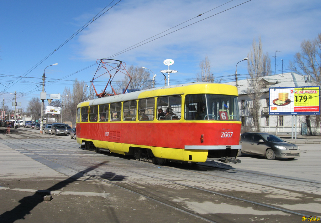 Volgograd, Tatra T3SU (2-door) # 2667