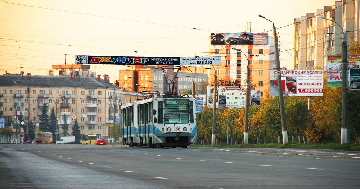 Tver, 71-608K N°. 156; Tver — Streetcar lines: Central district