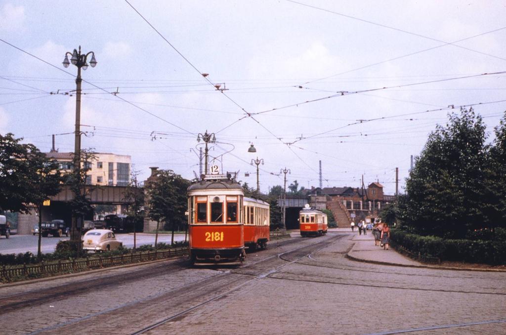 Москва, КМ № 2181; Москва — Исторические фотографии — Трамвай и Троллейбус (1946-1991)