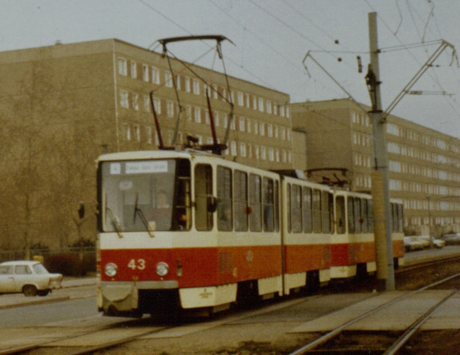 Cottbus, Tatra KT4D nr. 43; Cottbus — Old photos