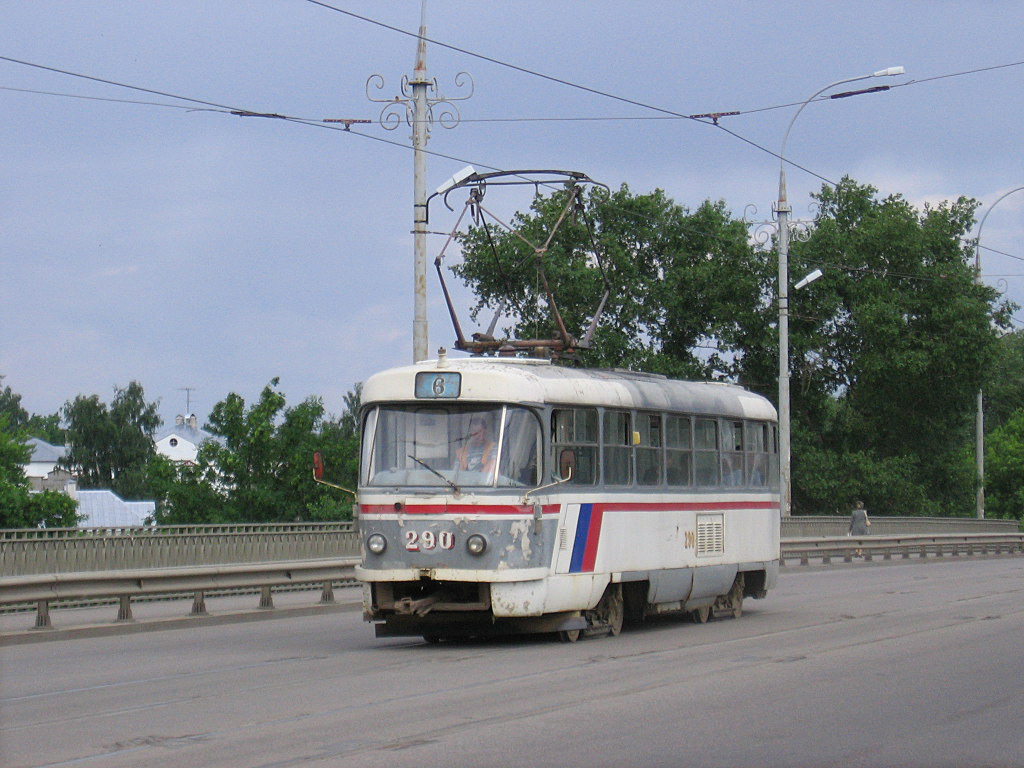 Тверь, Tatra T3SU № 290; Тверь — Тверской трамвай в начале 2000-х гг. (2002 — 2006 гг.)